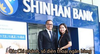 Các chi nhánh, số điện thoại ngân hàng Shinhan Bank tại Thái Nguyên